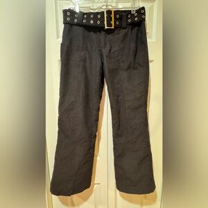 Marker Thinsilate insulated Black ski snow board winter Corduroy Pants SZ 6 EUC